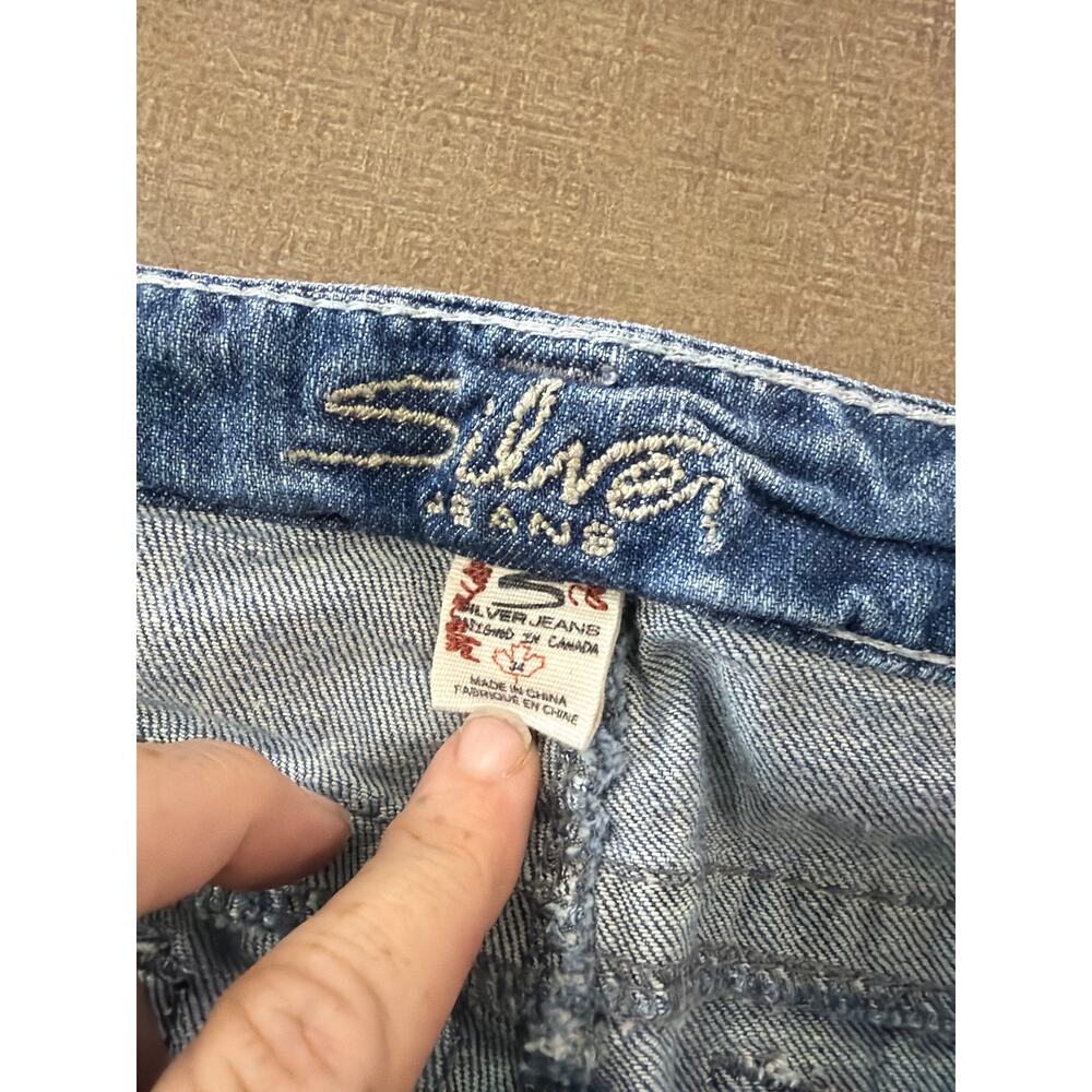 Silver Jeans co. Women's Tuesday size 34/31 Low Rise Boot cut - Picture 5 of 7